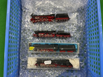 Lot 476 - Four 'N' Gauge/2mm Continental Outline Steam...