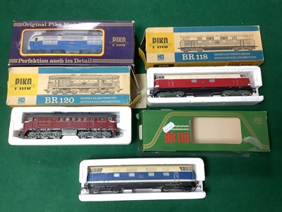 Lot 613 - Four 'HO' Gauge Piko Boxed Locomotives,...