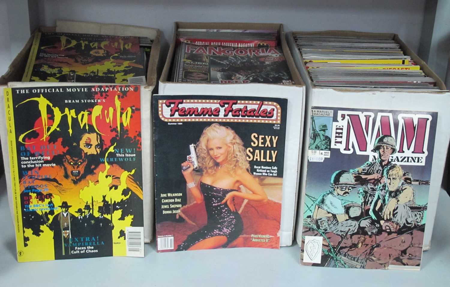 Lot 1132 - Comics - Dracula, Fangoria, Sinner, Femme...