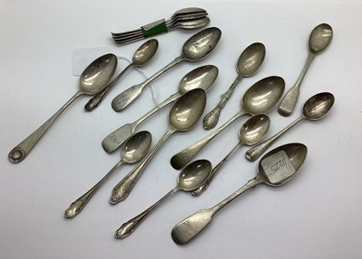 Lot 85 - A Collection of Assorted Hallmarked Silver Tea...