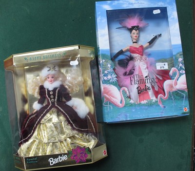 Lot 373 - Two Mattel Collector/Special Edition Barbie...