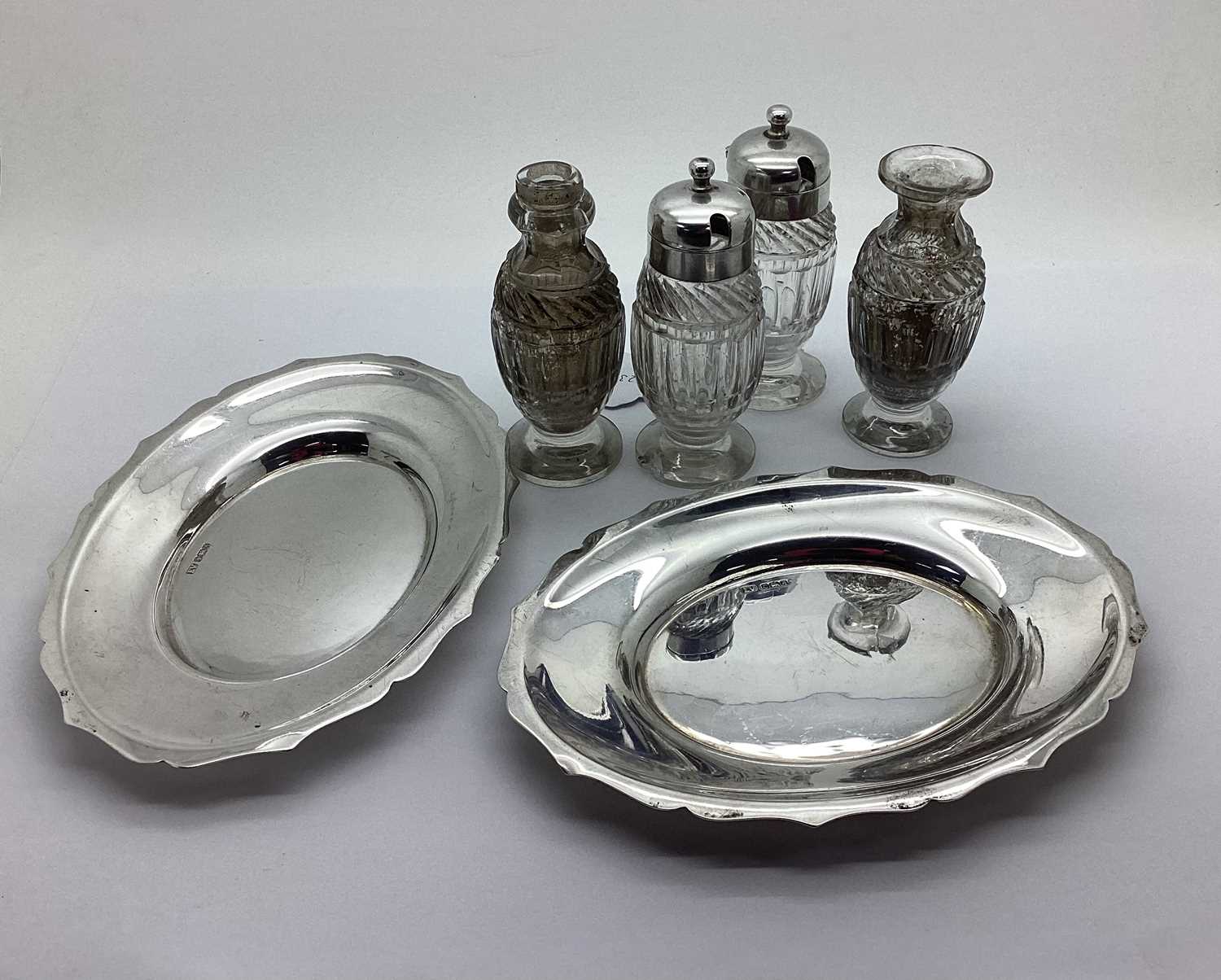 Lot 80 - A Pair of Hallmarked Silver Sauce Boat Dishes,...