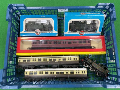 Lot 531 - Three 00 gauge Great Western Auto-trains, two...