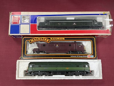 Lot 712 - Three 00 gauge named diesel locomotives: boxed...