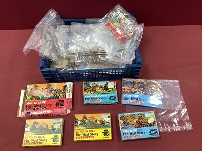 Lot 700 - Four Atlantic Far-West Story HO Scale Western...