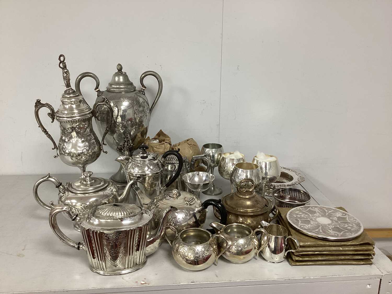 Lot 29 - WITHDRAWN A Mixed Lot of Assorted Plated Ware,...