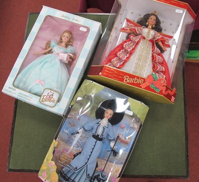 Lot 346 - Three Mattel Collectors/Special Edition Barbie...