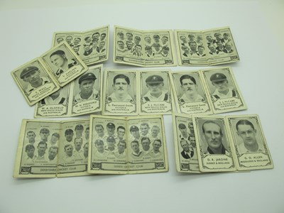 Lot 414 - Trade Cards Barratt single fold cricket -...