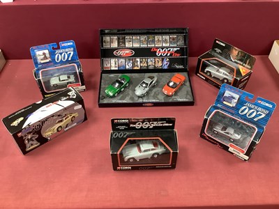 Lot 641 - Eight James Bond Themed Diecast Model Vehicles...