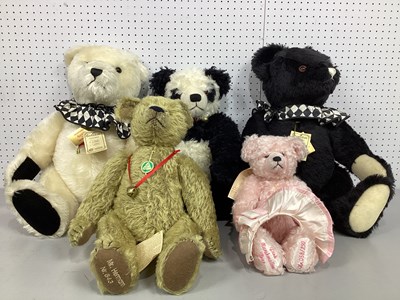 Lot 306 - Five Hermann Teddy Bears. Comprising of "Mr....