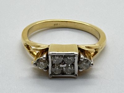Lot 232 - A Modern Diamond Set Cluster Dress Ring, the...