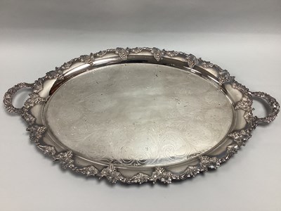 Lot 19 - A Large Highly Decorative Silver on Copper...