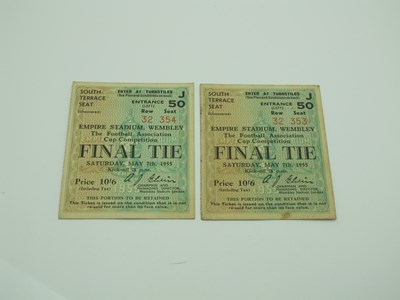 Lot 394 - 1955 F.A Cup Final, Newcastle United v....