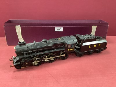 Lot 821 - A Kit Built 'O' Gauge/7mm 2-6-0 Mogul Steam...