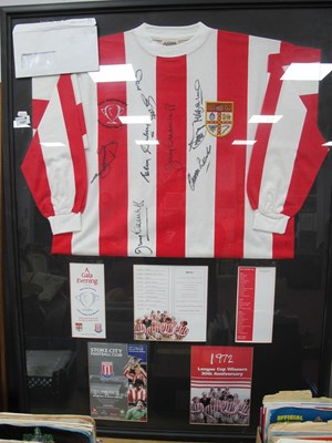Lot 325 - Stoke City Score Replica Shirt Commemorating...