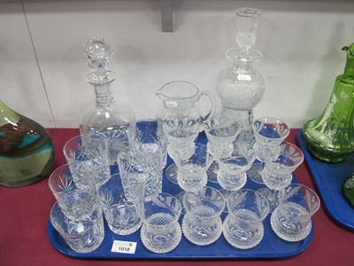 Lot 1018 - An Edinburgh Crystal Thistle Shaped Decanter...