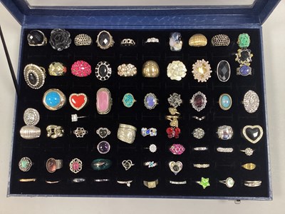 Lot 275 - A Collection of Modern Costume Rings, to...