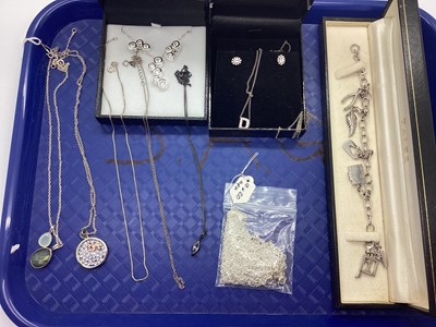 Lot 203 - An Assortment of "925" and Other Jewellery, to...