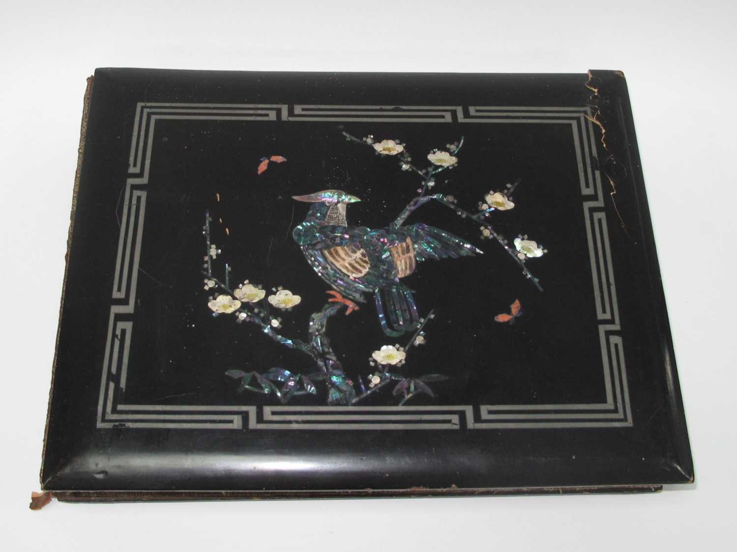 Lot 1337 - Japanese Postcard Album (Damaged), with mother...