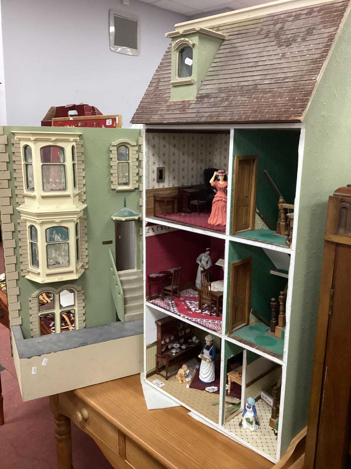 Lot 1502 - Large Dolls House - The Spinney, four-storey...
