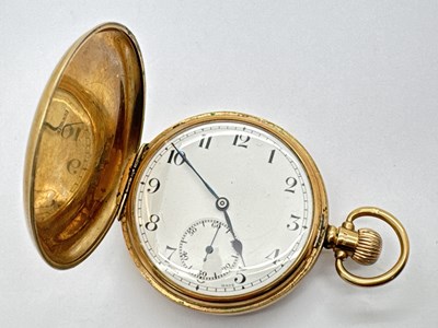 Lot 256 - A Vintage 9ct Gold Cased Full Hunter...
