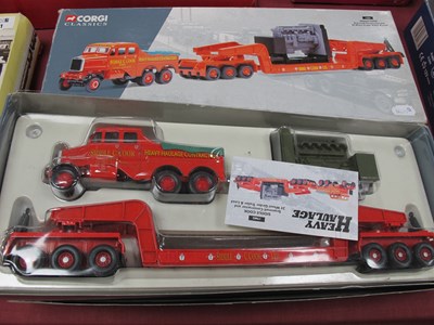 Lot 532 - Two Corgi Classics #17603 Heavy Haulage Siddle...