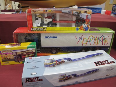 Lot 543 - Four Diecast, Plastic Model Commercial...