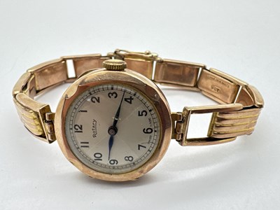 Lot 271 - Rotary; A Vintage Chester Hallmarked 9ct Gold...
