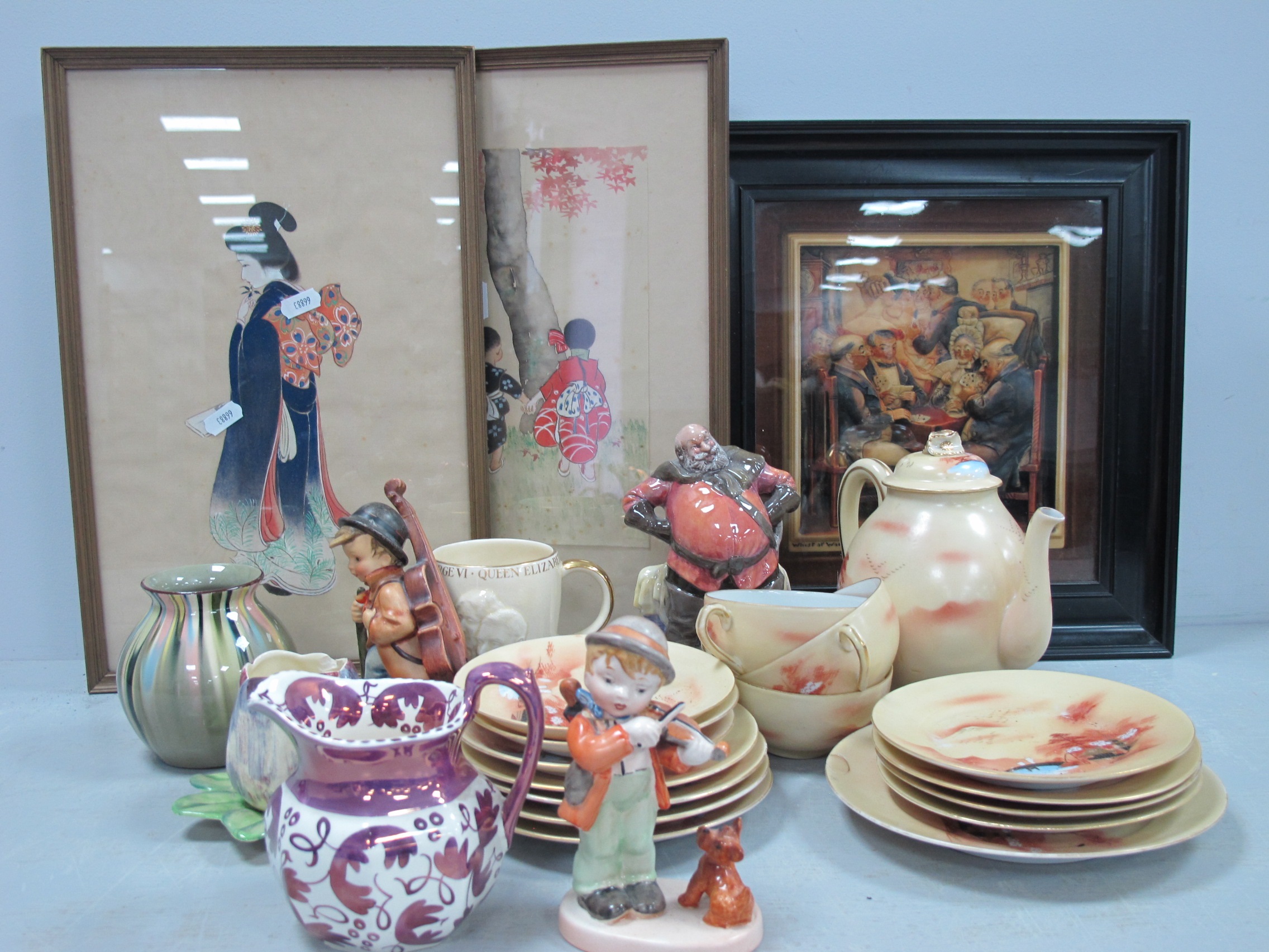 Lot 1063 - Japanese tea set comprising of teapot,