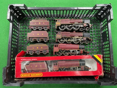 Lot 518 - Four 00 gauge LMS 4-6-0 locomotives: a...