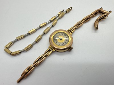 Lot 275 - A Vintage Ladies Wristwatch, the two tone dial...