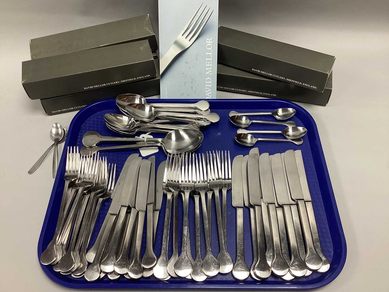 Lot 3 - David Mellor; A Modern Ten Setting Part...