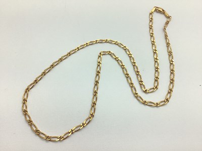 Lot 154 - A Modern Chain, elongated curb link design,...