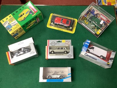 Lot 625 - Seven 1:43 Scale Diecast Model Vehicles by...