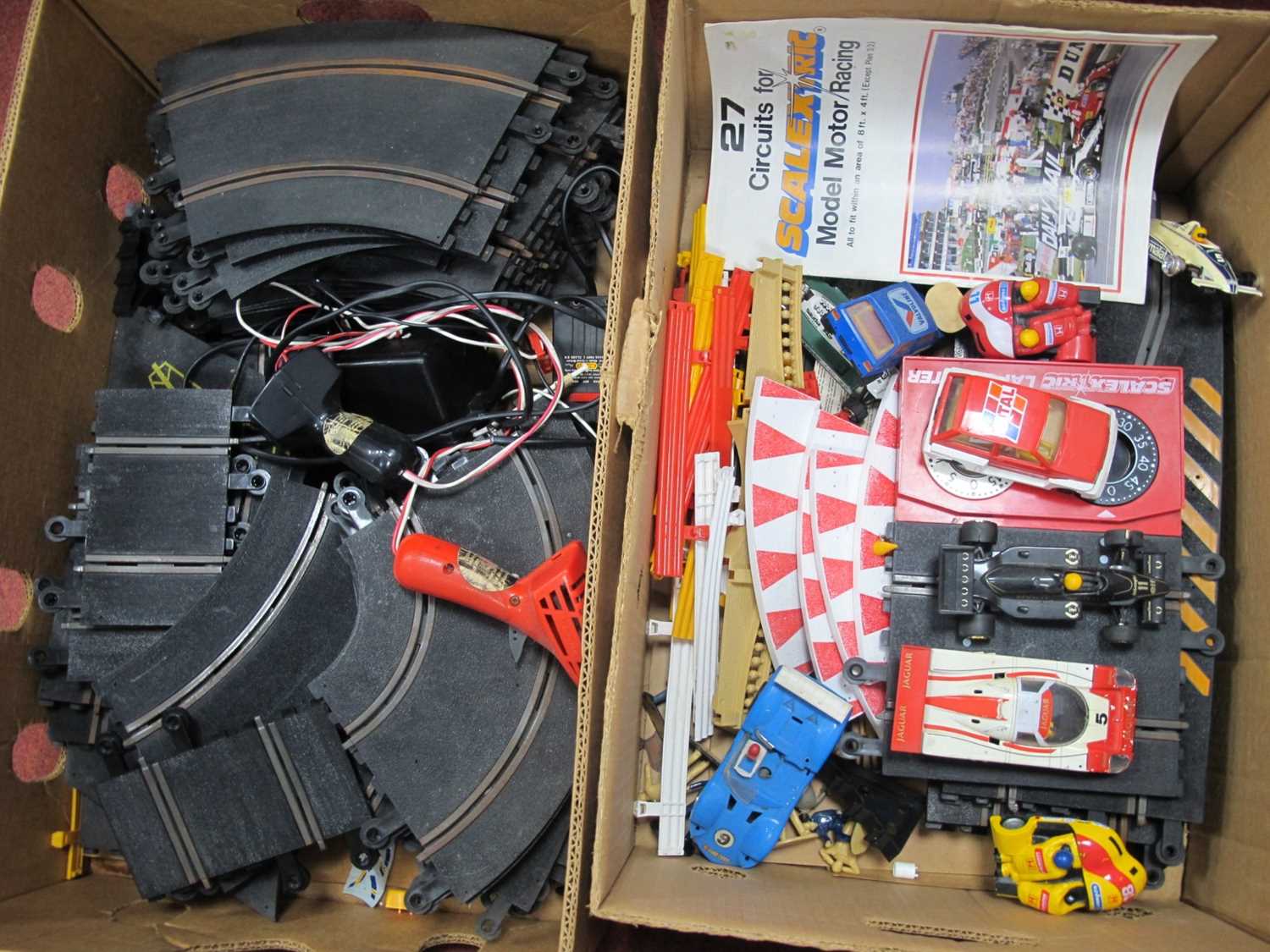 Lot 316 - A quantity of Scalextric Slot Cars, Track,...