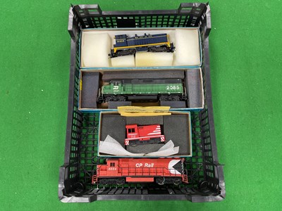 Lot 548 - Four HO scale American outline diesel...