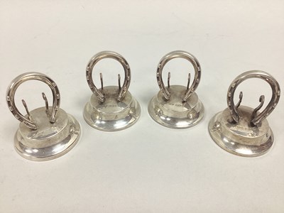 Lot 102 - A Set of Four Edwardian Hallmarked Silver...