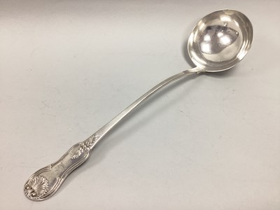 Lot 69 - A Georgian Scottish Hallmarked Silver Ladle,...