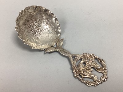 Lot 37 - A Decorative Edwardian Hallmarked Silver Caddy...