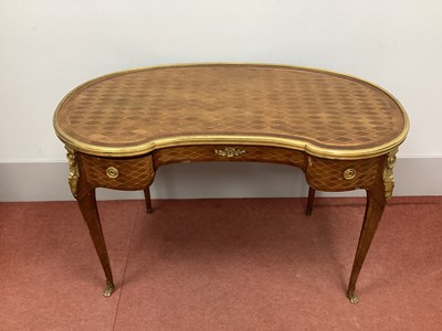 Lot 1466 - A XX Century French Kingwood Kidney Shaped...