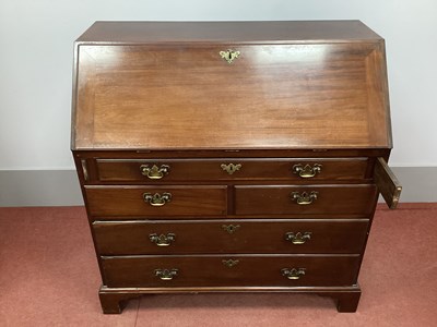 Lot 1433 - An XVIII Century Mahogany Bureau, with fall...