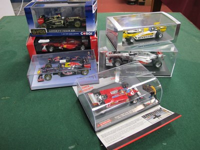 Lot 484 - Six predominantly 1:43rd scale diecast model...