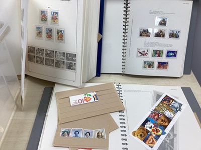 Lot 407 - Stamps; Three Loose Lear Albums Containing a...