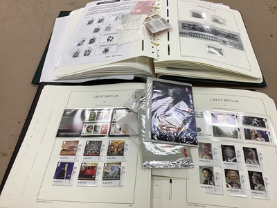 Lot 463 - Stamps; Two Loose Leaf Albums Containing a...