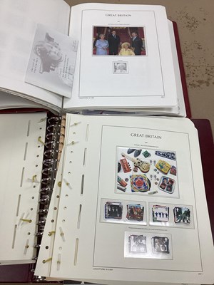 Lot 428 - Stamps; Two Deluxe Albums in Slipcases,...