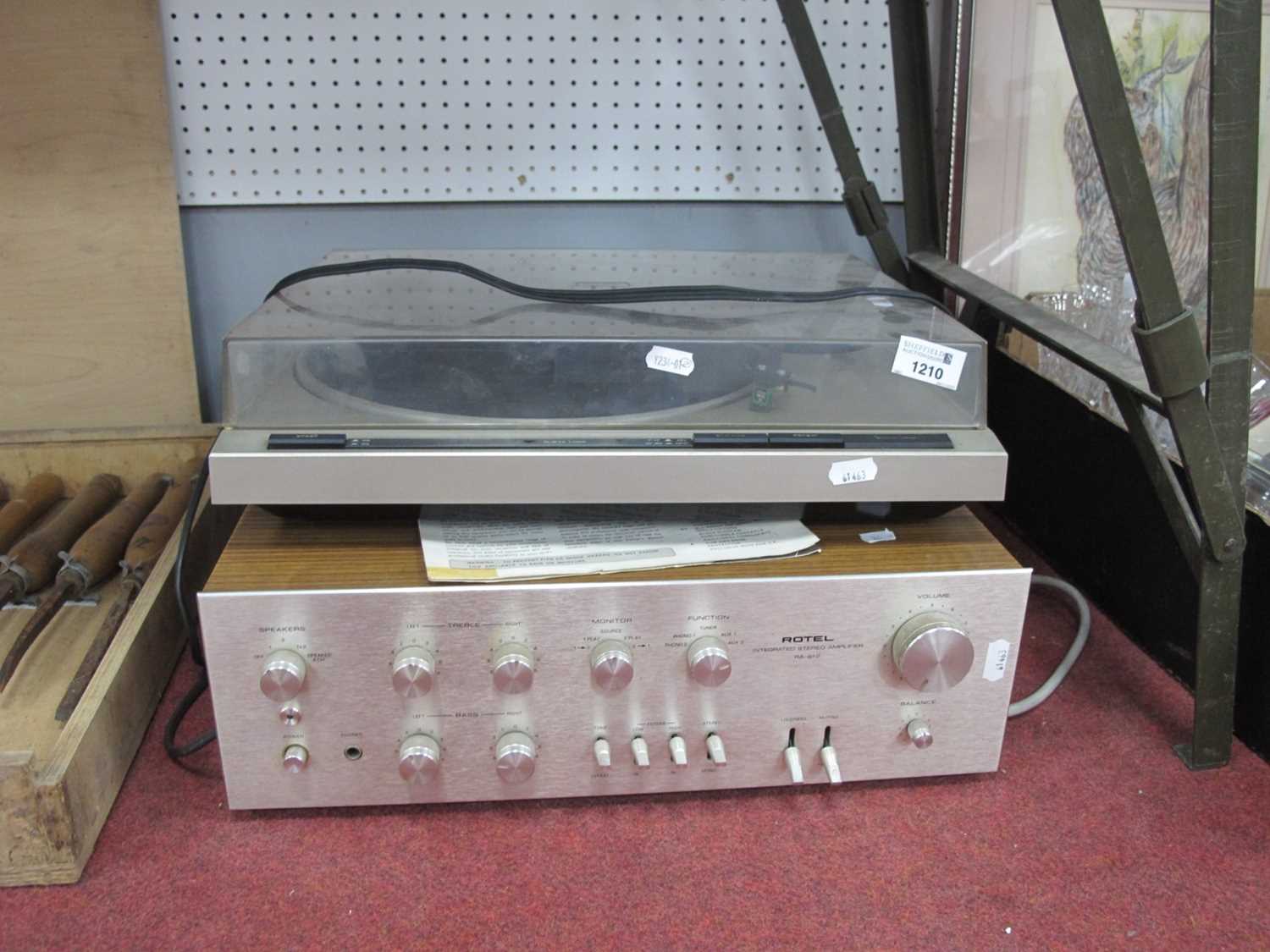 Lot 1210 - Rotel RA-612 Stereo Integrated Amplifier,...