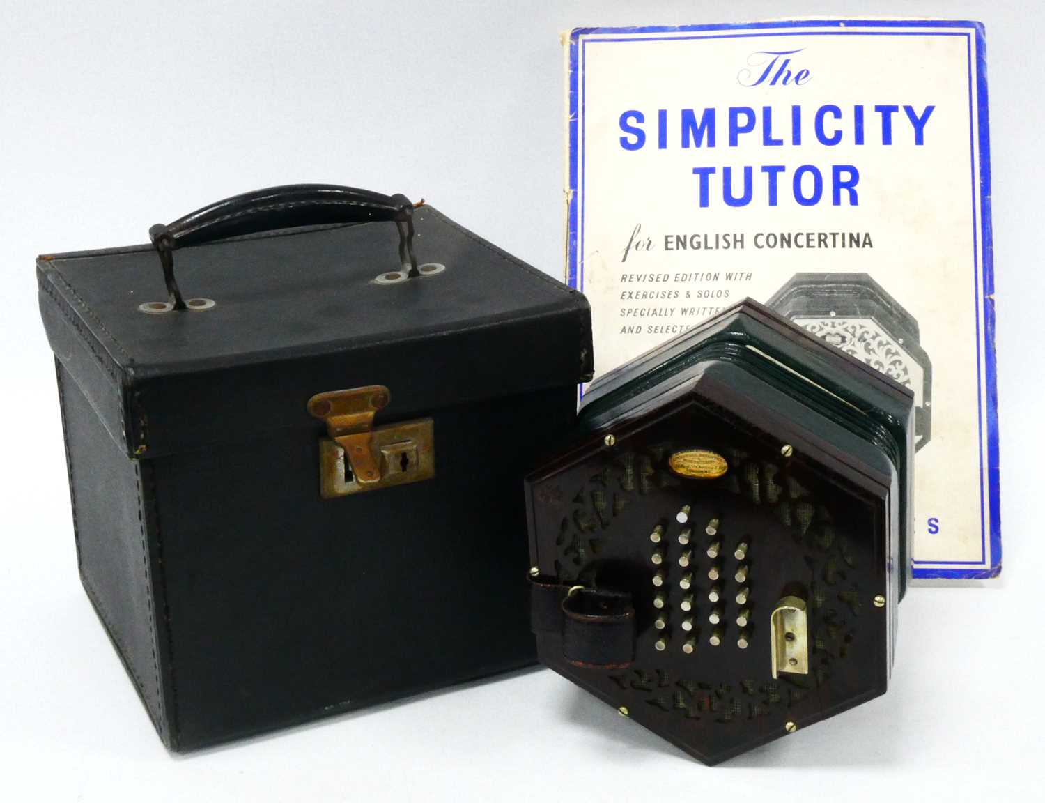 Lot 1313 - A Wheatstone and Co. Concertina, model number...