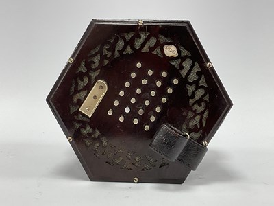 Lot 1313 - A Wheatstone and Co. Concertina, model number...