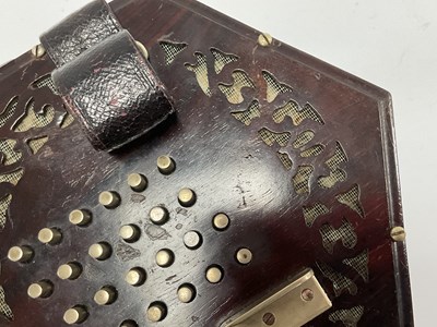 Lot 1313 - A Wheatstone and Co. Concertina, model number...