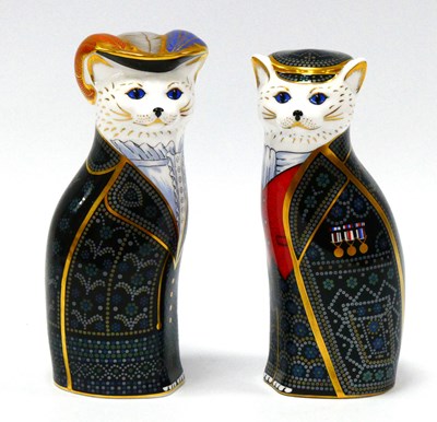 Lot 1054 - A Pair of Royal Crown Derby Porcelain Royal...